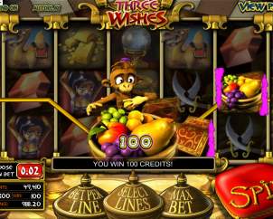 Jeux machines a sous gratuites Three Wishes