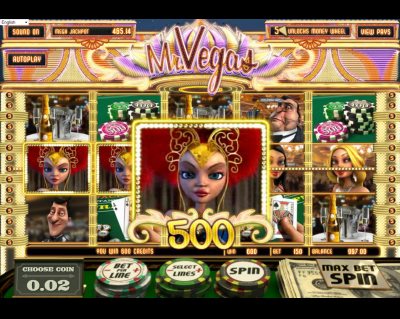 Jeux de machines a sous Mr Vegas