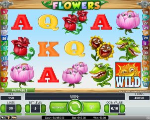 Jeux de machine a sous Flowers