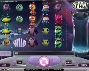 Jeux machines a sous Space Wars